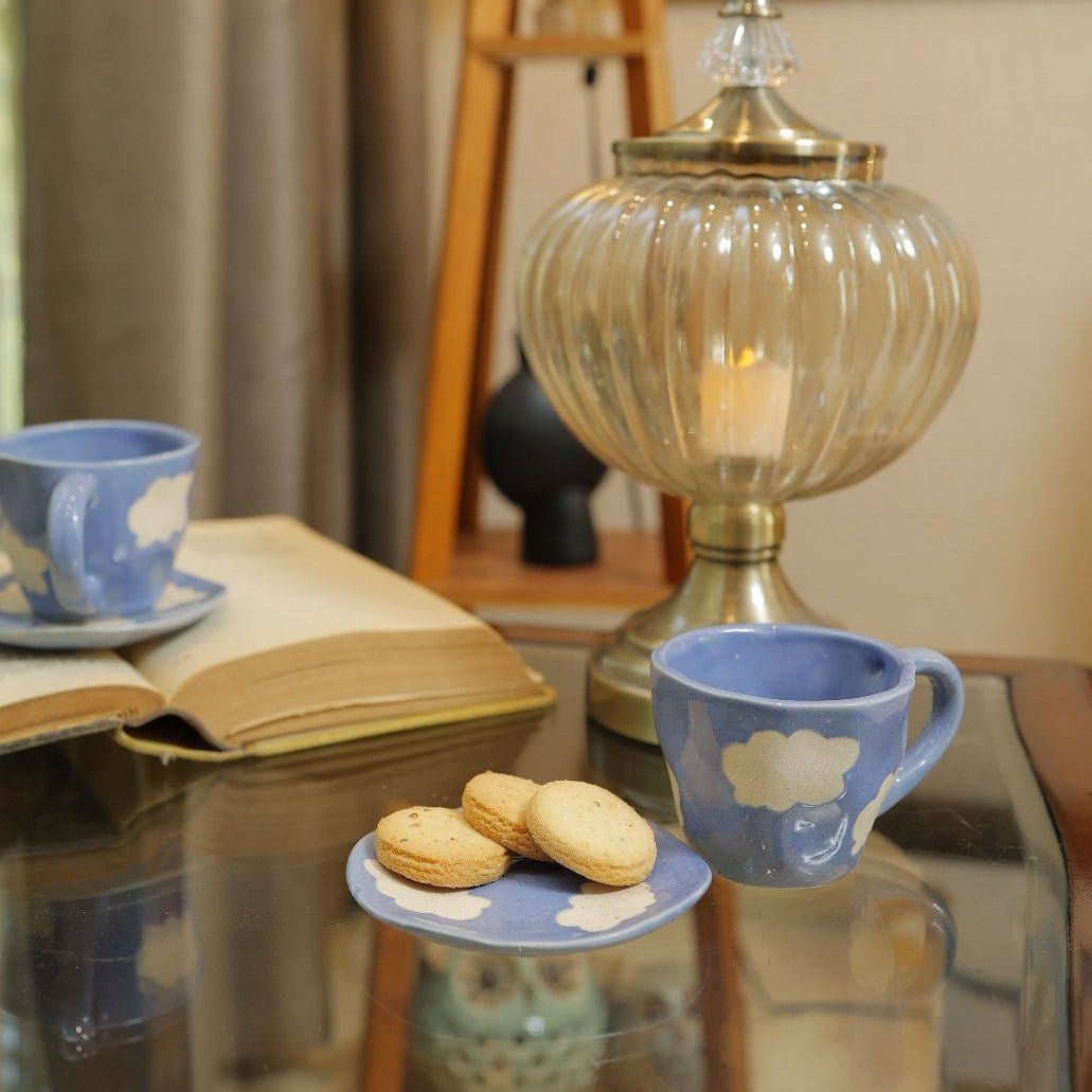 Cloud Cup and saucer set of 2 - https://artecasa.in/