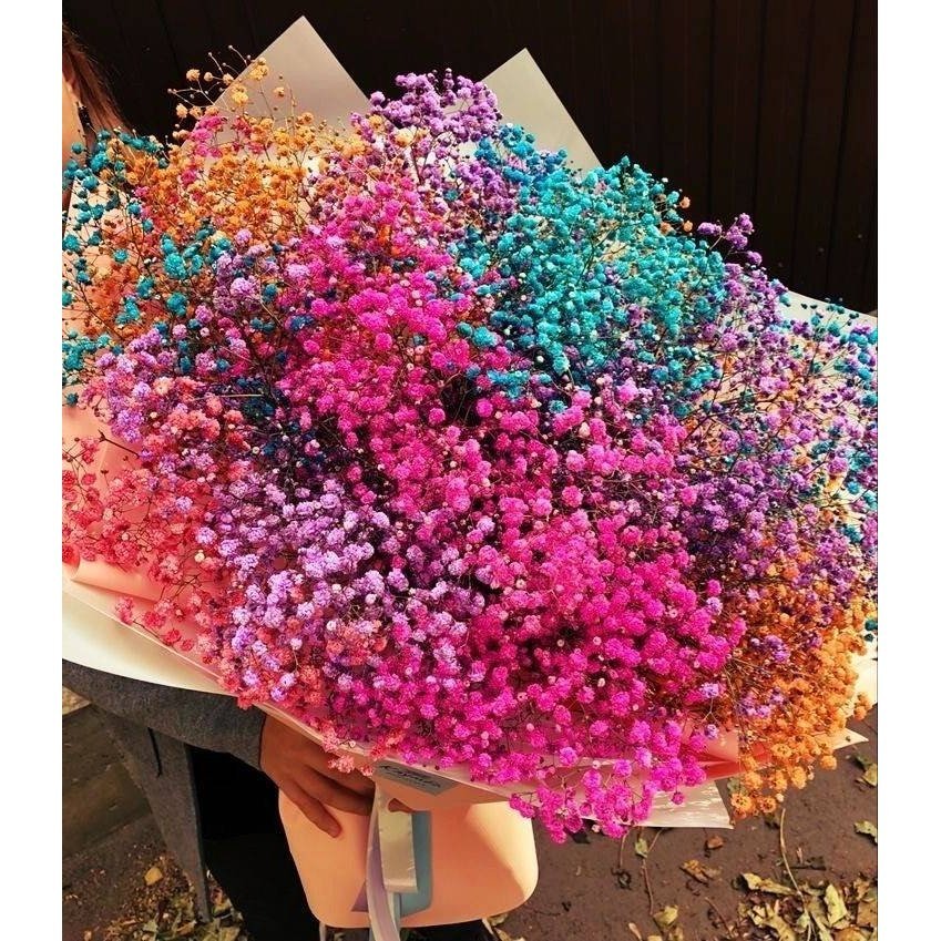 Colourful baby breaths - https://artecasa.in/