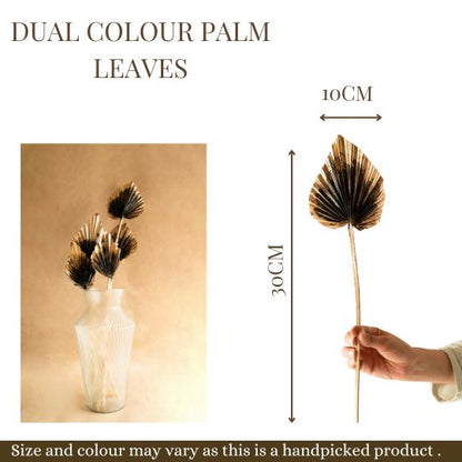 Golden Black Palm Spears for Home Decor Styling