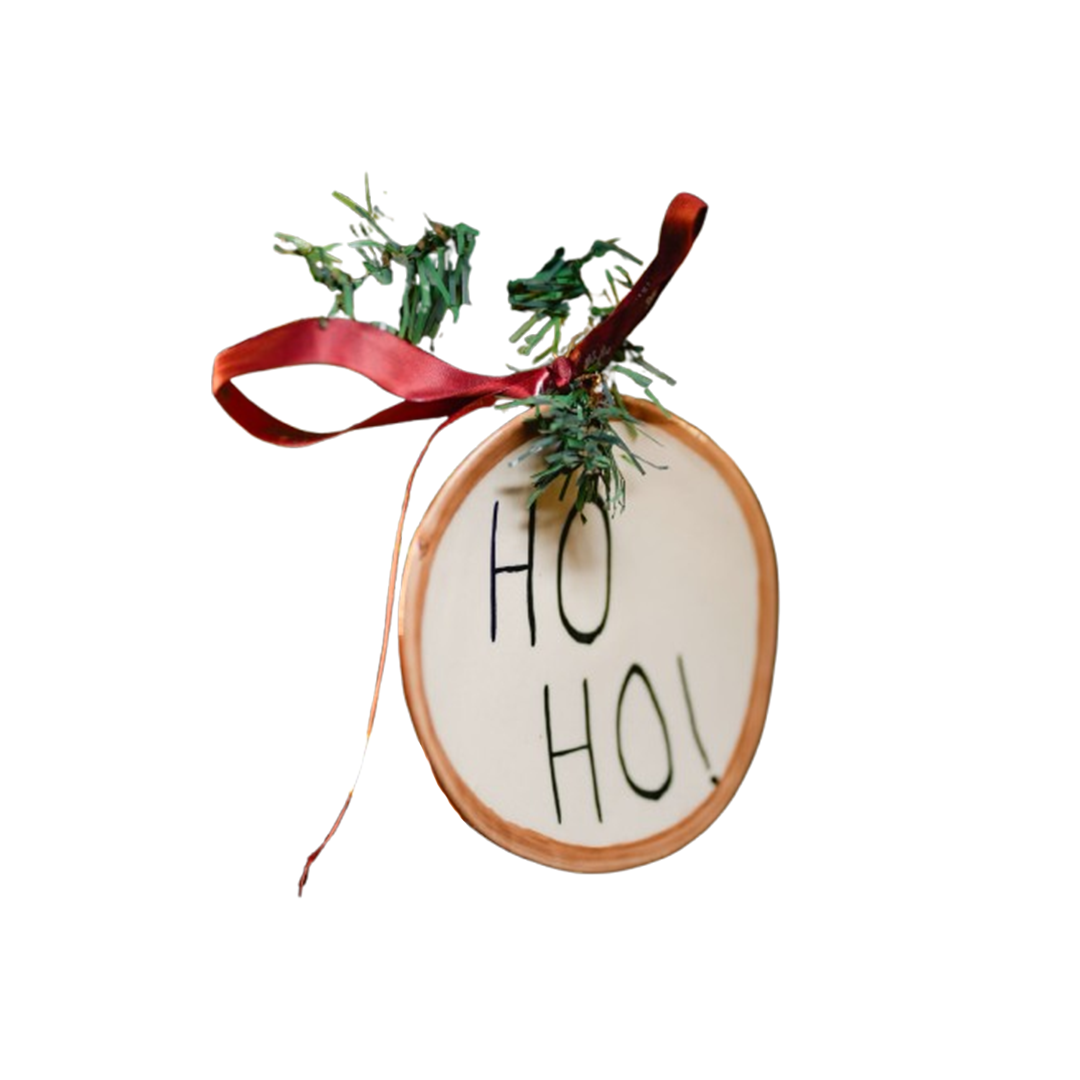Ho Ho Ho Festive Ornament