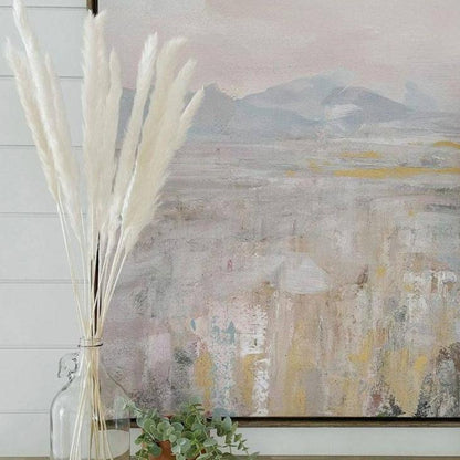 Mini White Pampas Set of 10 Sticks for Vase Filler Decor