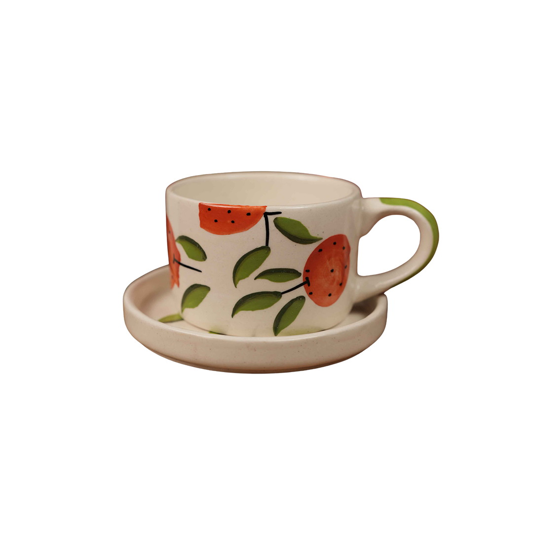Citrus Delight Cup & Saucer Set
