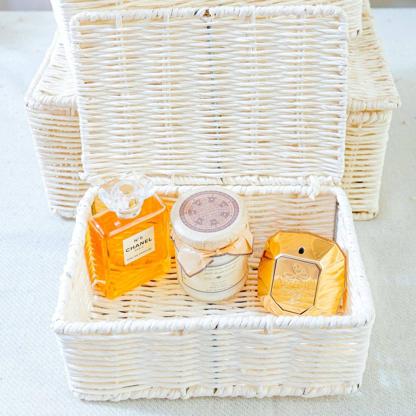 Metal Jute organiser- Set of 3 - https://artecasa.in/