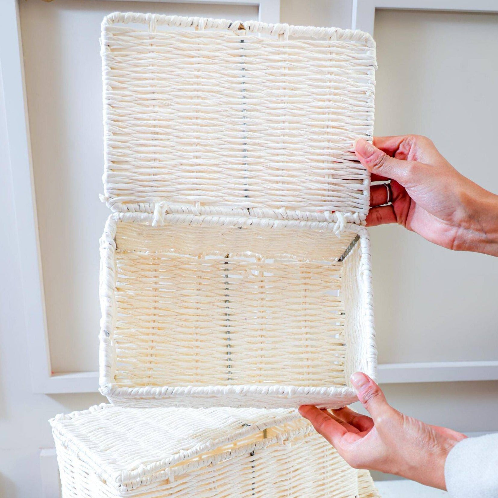 Metal Jute organiser- Set of 3 - https://artecasa.in/