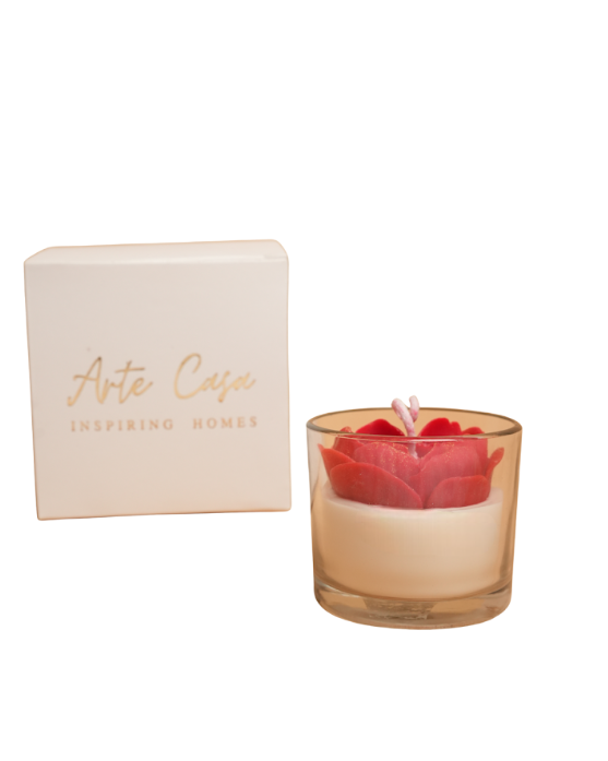 ruby heart candle romantic valentine gift by artecasa
