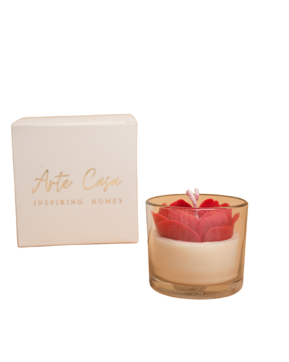 ruby heart candle romantic valentine gift by artecasa