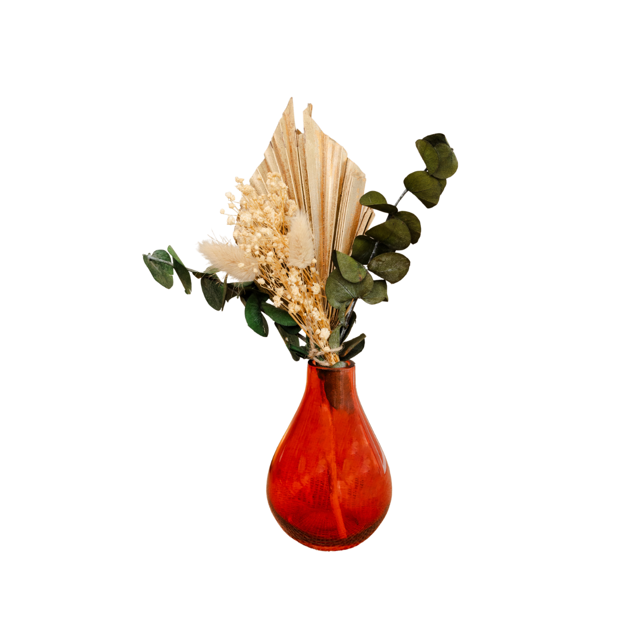 Amber Serenity Reed Diffuser with Dried Flowers & Vase | Home Fragrance