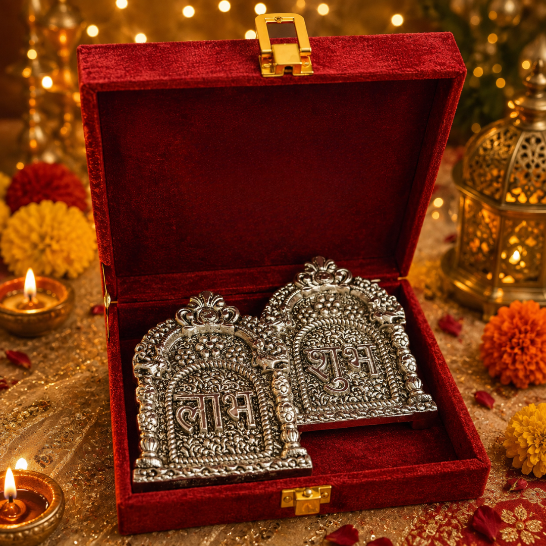Green Chai & Diya Diwali Gift Basket – Festive Tea & Candle Hamper